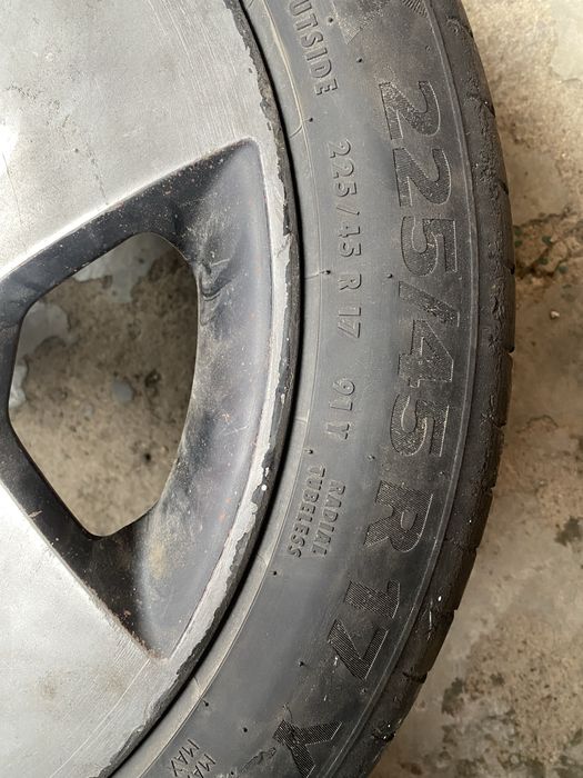 Диски з резиною 5х110 r17