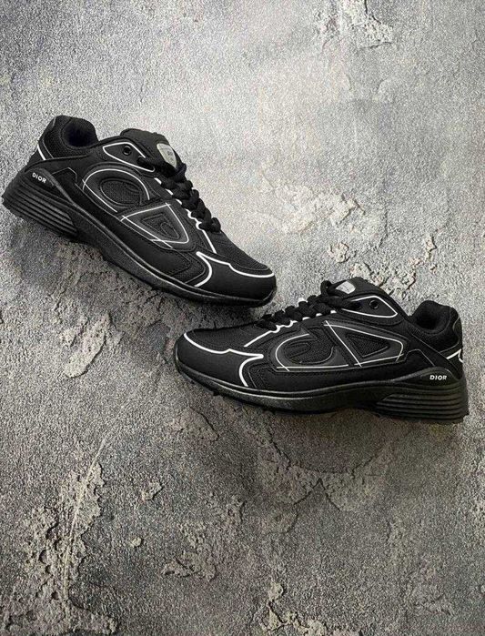 Кросівки Christian Dior b30 BLACK / чорні крістіан діор б30 НОВІ 37-45