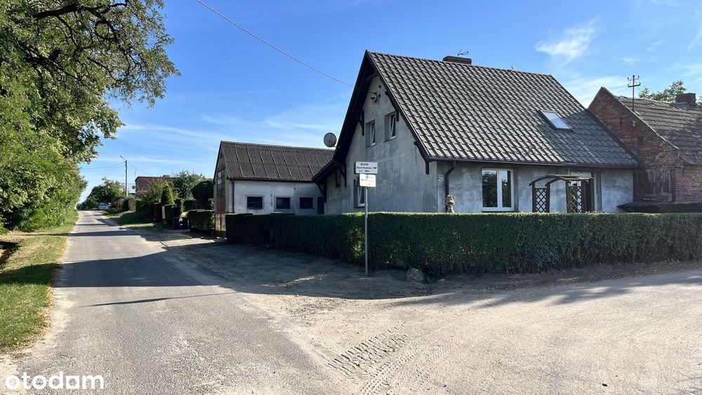 Dom + Duży Warsztat | 7 Pokoi | 1600 M² Działki | Bielewo
