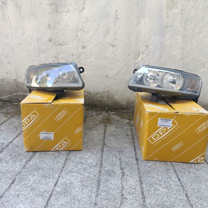 Faróis Audi A6 C6 ,dianteiros,Avant/ Sedan original Hella H7 H1.