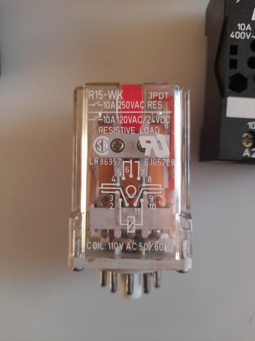 Реле: электромагнитное Relpol 110V 10A