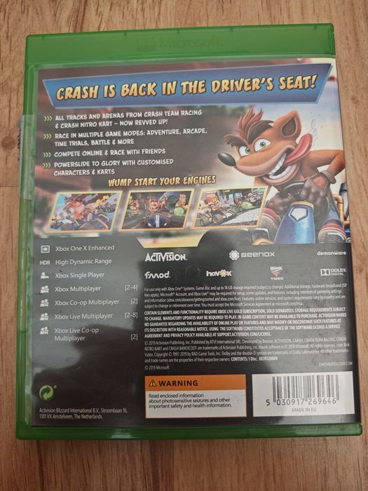 Ctr crash team Racing nitro fueled xbox one s x series