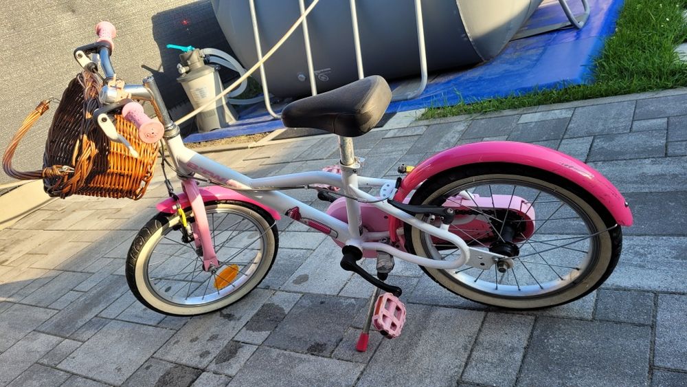 Sprzedam rowerek dziewczęcy B-twin Docto girl  500, koła 16 cali