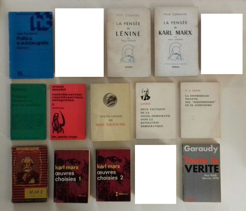 Vários livros a 5€ e 7€ | Lefebvre, Sartre, Jasper, Marx, Trotzki