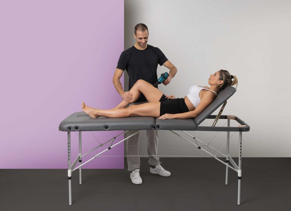 Marquesa Portátil Alumínio – Leve, c/ Encosto Ajustável