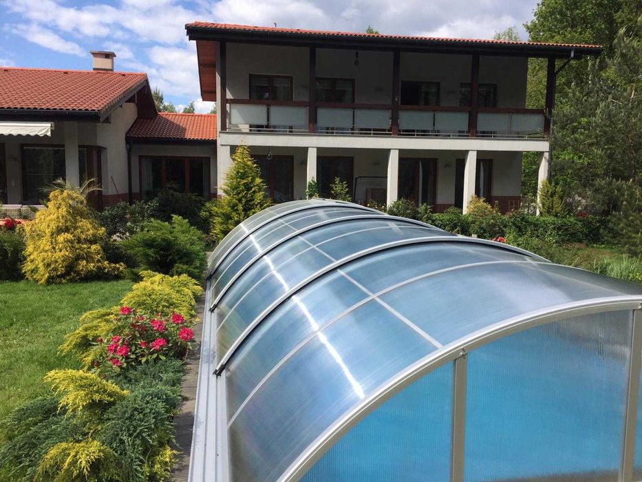 Zadaszenie basenu KLASIK 8,40x3,20x0,95m PK10mm