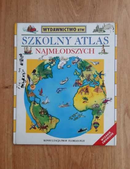 Atlas Polski Europy Świata dla dzieci kolekcja