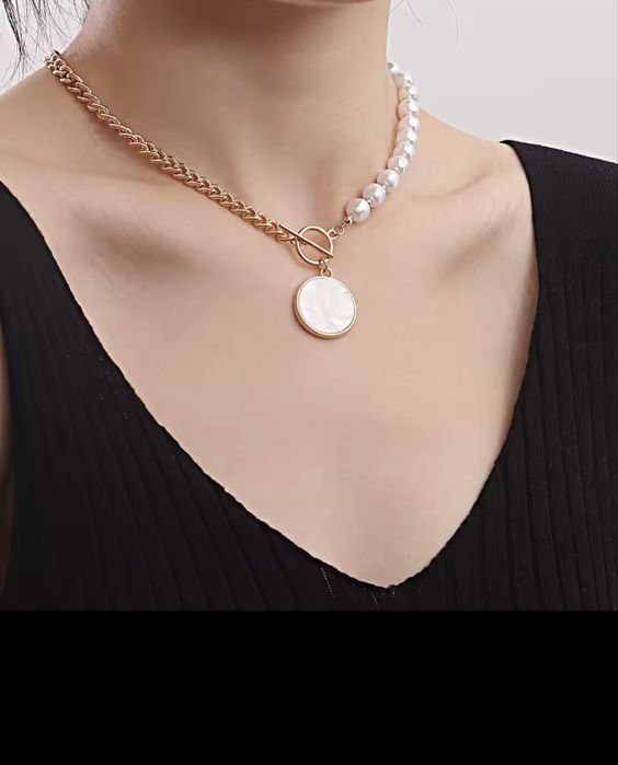 Naszyjnik Pearls begold
