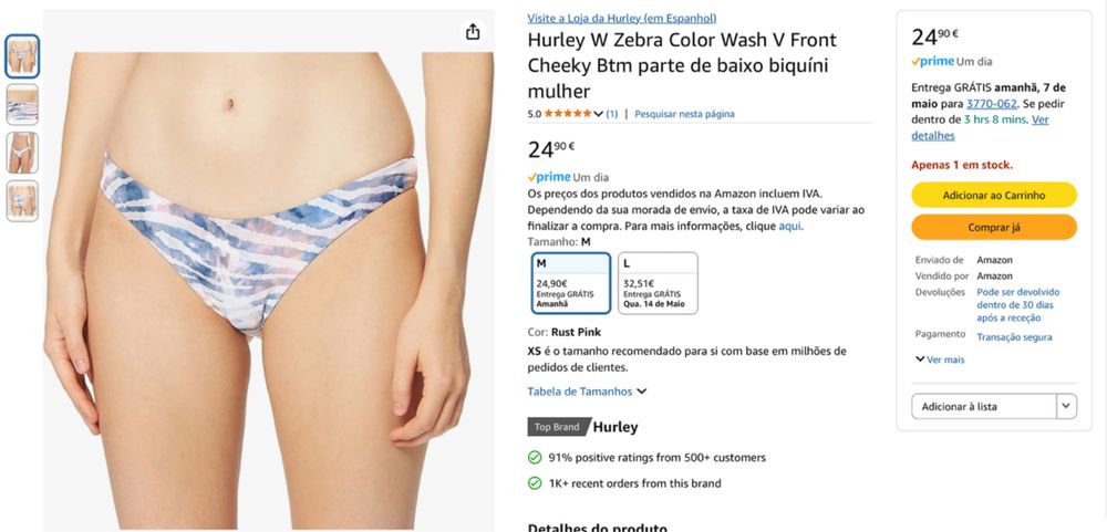 Biquíni Hurley Novo