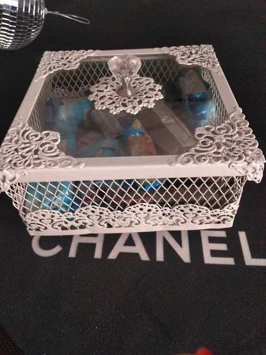 Puzderko pojemnik ażur ozdoba