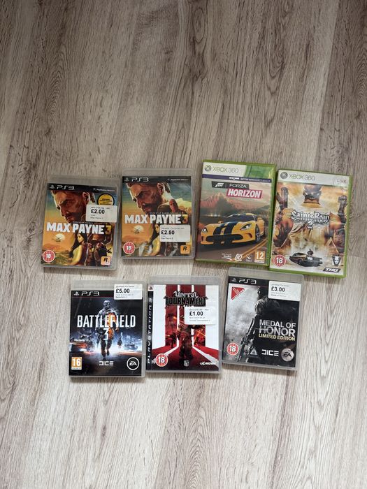 Диск PS3 XBOX 360 Forza Max Payne Saints Row Battlefield medal of honor