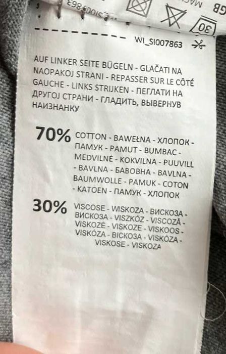 Modny komplet bluzek Sinsay, XS_szara/S_niebieska, bawełna/wiskoza