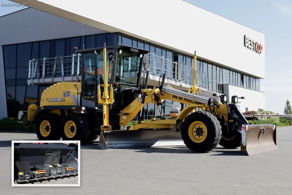 New Holland F106.6/A  | 2008r | 7300 MTH | 6 cyl. silnik | Trimble 3D | Klima | Idealny stan