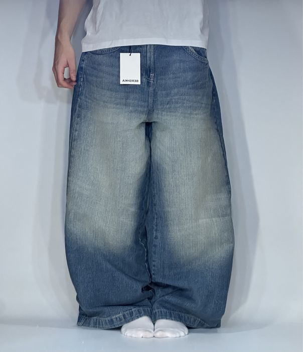 Bershka Mega Baggy Skater Jeans Jnco джинси бершка мега беггі скейтер