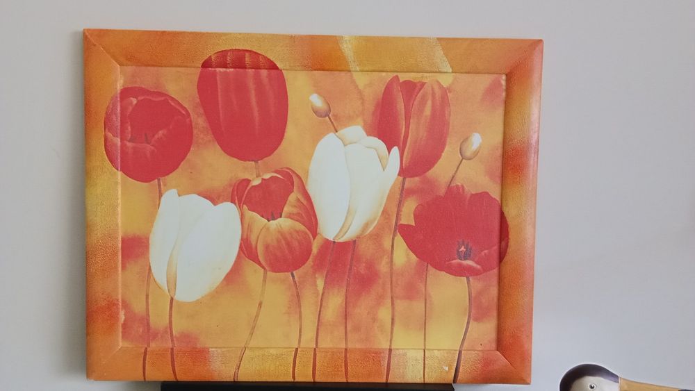 Quadro de tulipas
