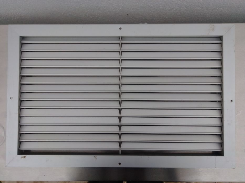 Grelhas de ventilação em alumínio