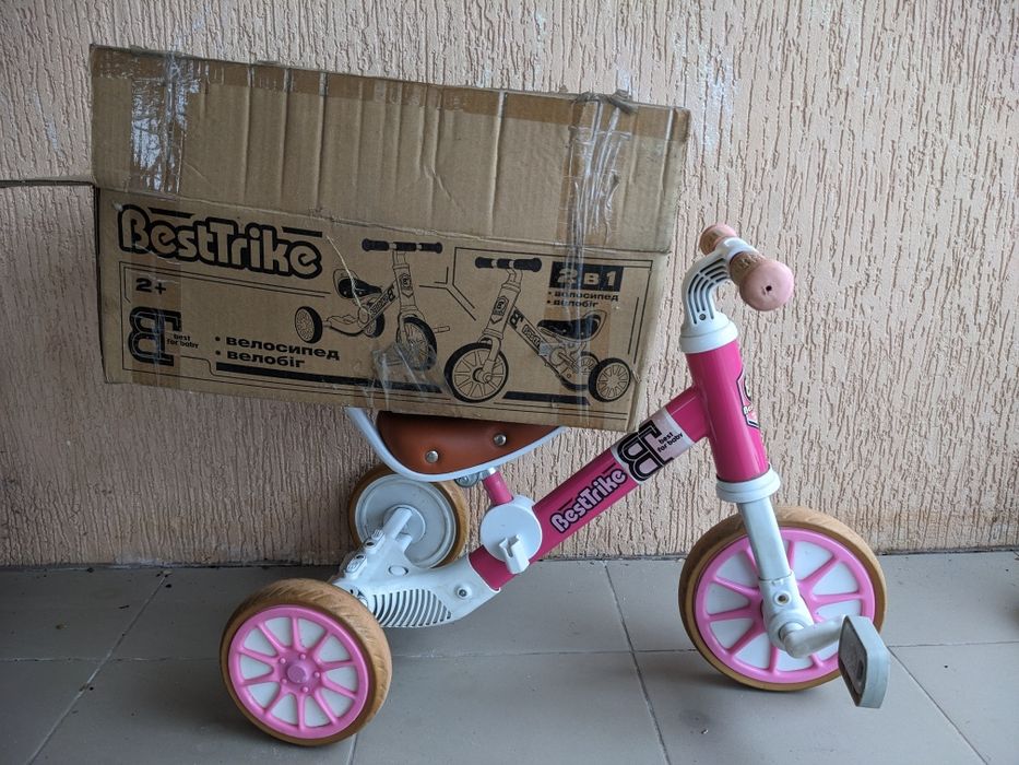 Велосипед трехколесный беговел талокар кресло для велосипеда самокат