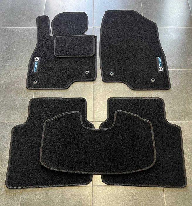 Ворсові коврики для Мазда\ Mazda 6\ 5\ 3\ 2\ CX-5\ CX-7\ CX-9\ CX-30\ поліки