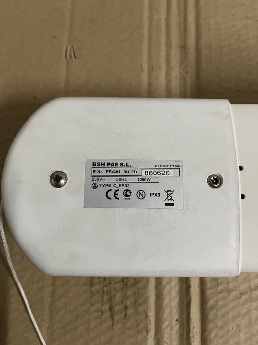 Aqueceder Ufesa de 3 velocidades para Wc