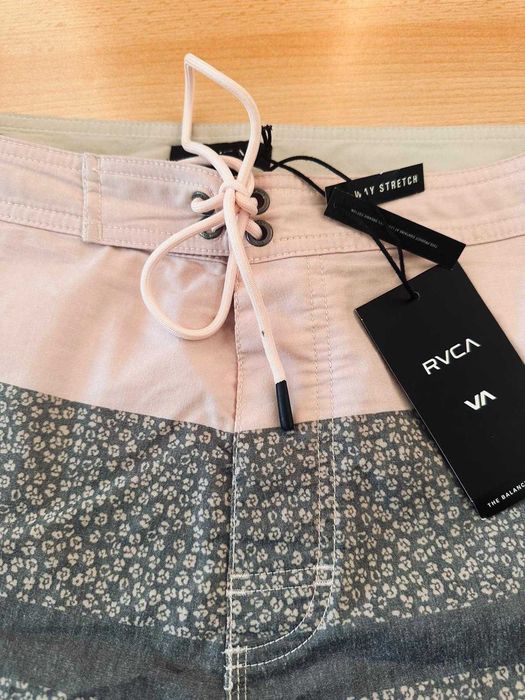 Calção de banho masculino, novos, marca RVCA