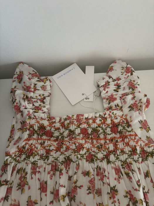 Vestido Lanidor Menina 2 Anos – Novo com Etiqueta, 100% Algodão