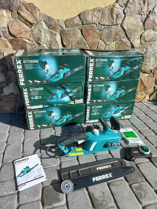 Потужна електропила ferrex електропилка