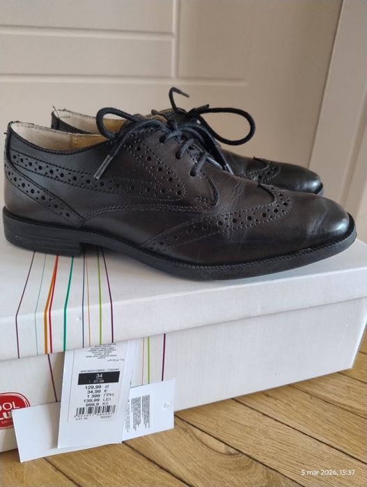 Półbuty chłopięce / pantofle komunijne rozm. 34