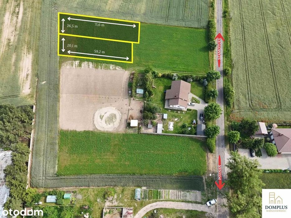 Działk budowlana – Kaźmierz, ul. Wierzbowa |WZ bezterminowe