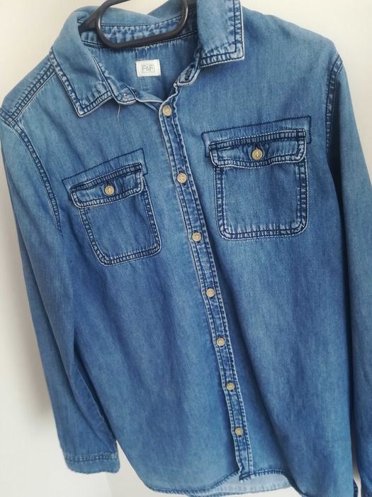 Koszula dżinsowa granatowa