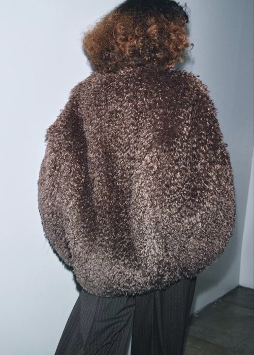 Шуба Zara під ламу