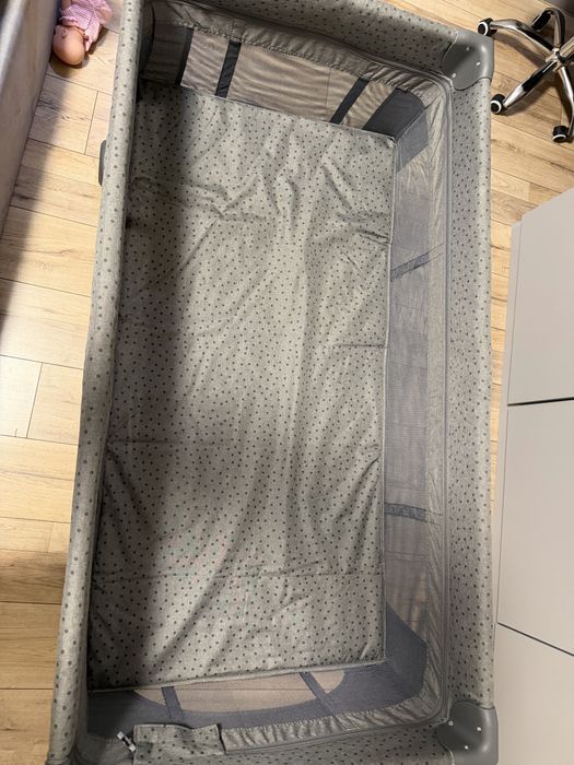 Манеж-ліжко Kinderkraft Joy 2 Grey з аксесуарами