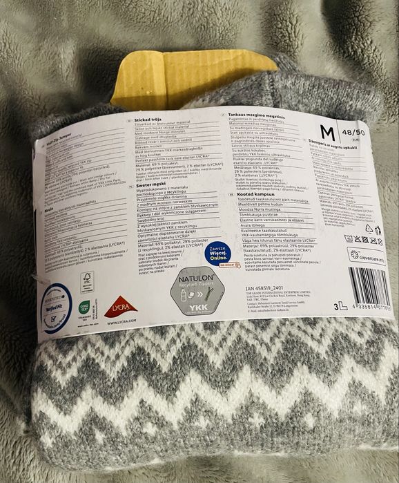 Sweter męski Livergy M 48/50 Nowy