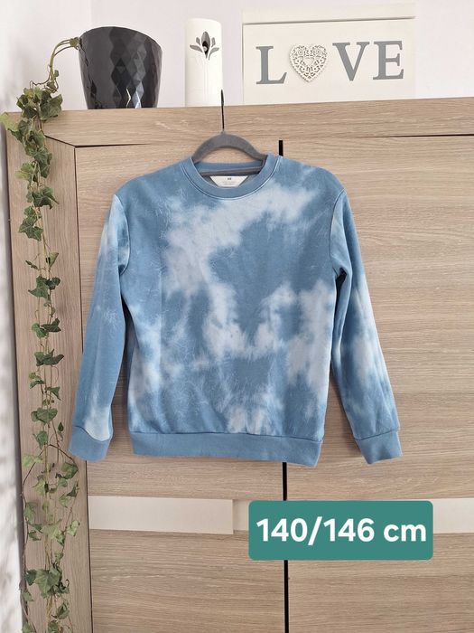 Bluza cieniowana niebieska 140 cm