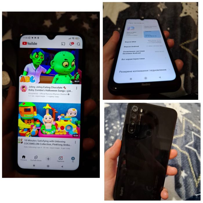 Телефон Redmi Hote 8,смартфон