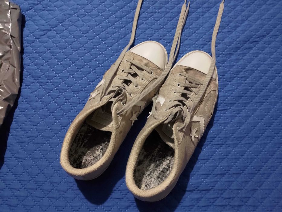 Converse All-Star Player 76 OX - Bege e Cinzento - Tamanho: 42.5