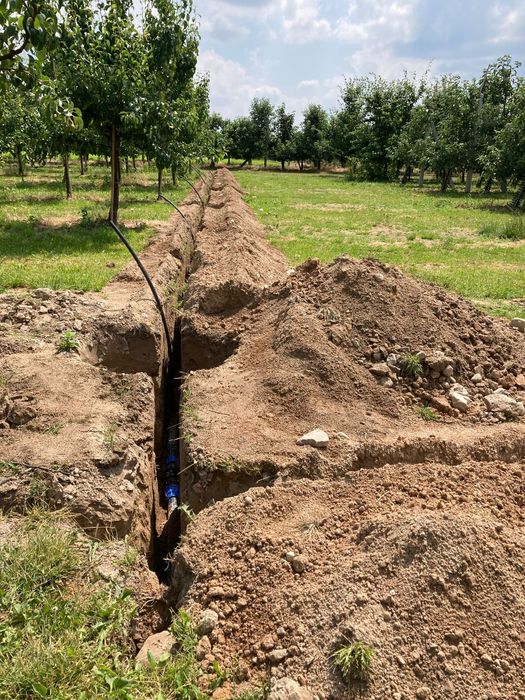Kompleksowe nawodnienia Wykopy liniowe pod prąd media
