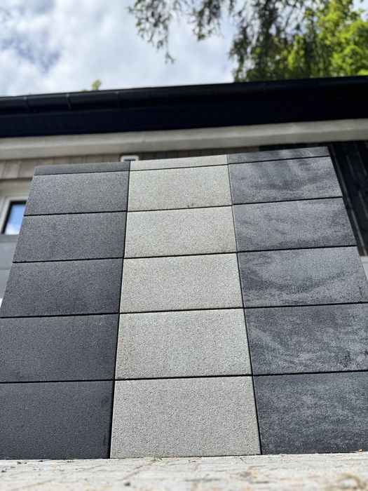 Konekt Pustak Ogrodzeniowy 50x20x20 Linia BOKA - Gra,Sterk, Hvit, Mork