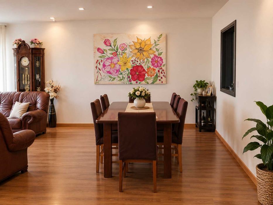 Tela pintada a mão com detalhes únicos. Peça única