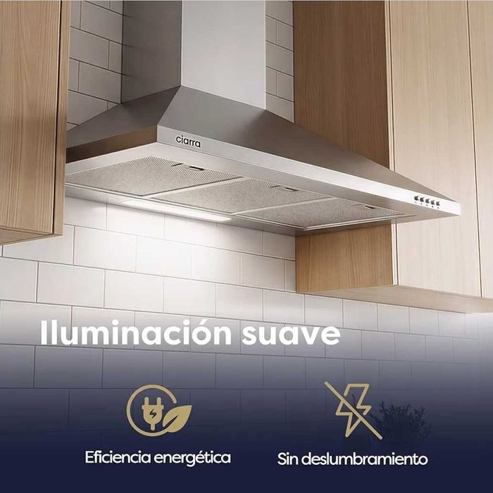 CIARRA CBCS9201 Exaustor de parede, 90 cm
