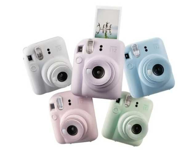 Instax-FUJIFILM, Aparat do fotografii natychmiastowej Instax Mini 12, biały WHITE