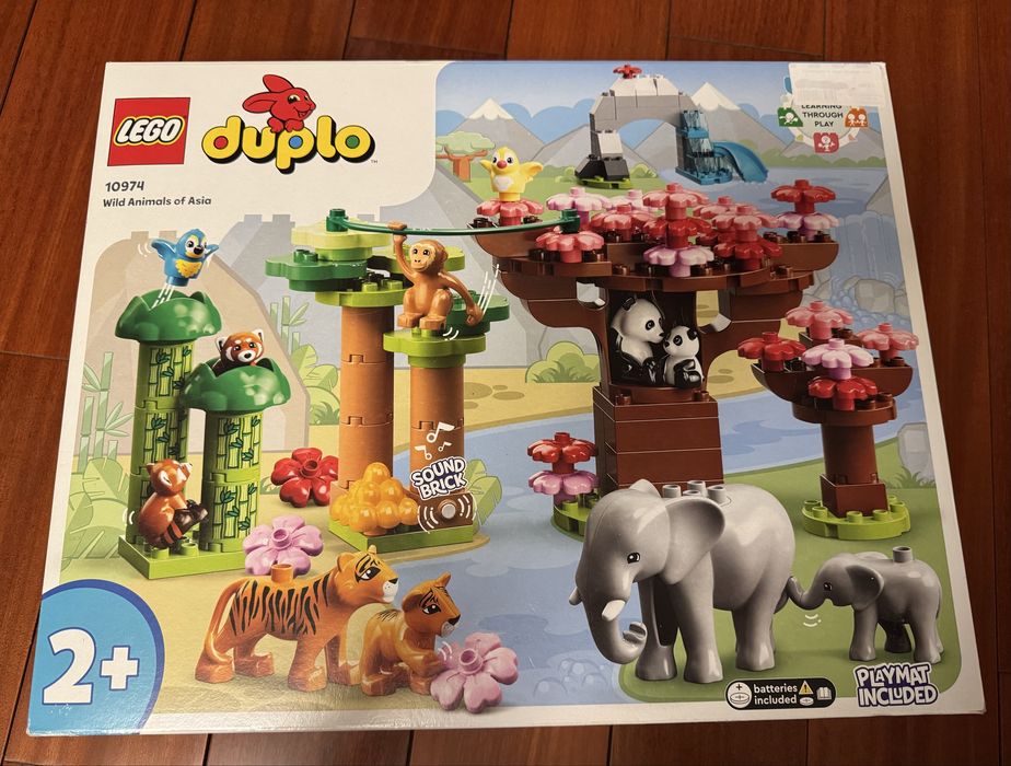 Конструктор Lego Duplo Дикі тварини Азіі (10974),оригінал