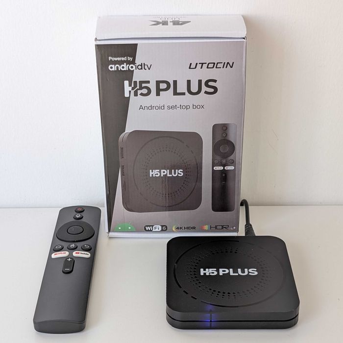 TV Box Android 15 ATV | 4K | USB | WiFi 6 | 2+8G | BT | Utocin H5 Plus