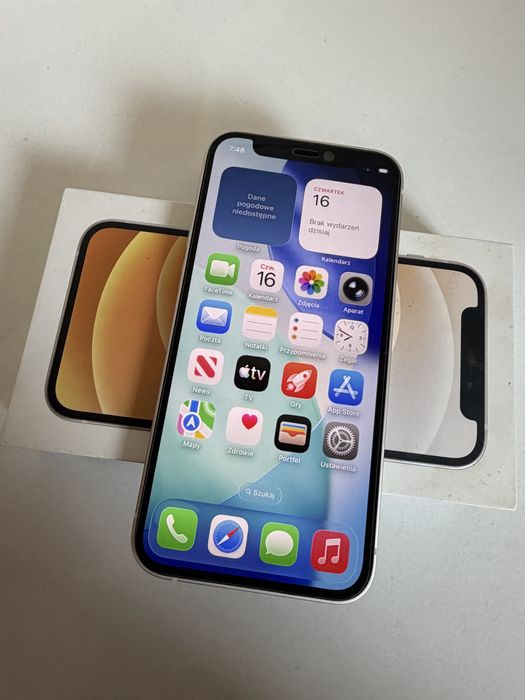 iPhone 12 mini 128gb White Stan Idealny Bateria 100%
