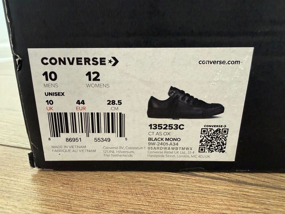 Buty Trampki Converse Chuck Taylor All Star 44 Skóra