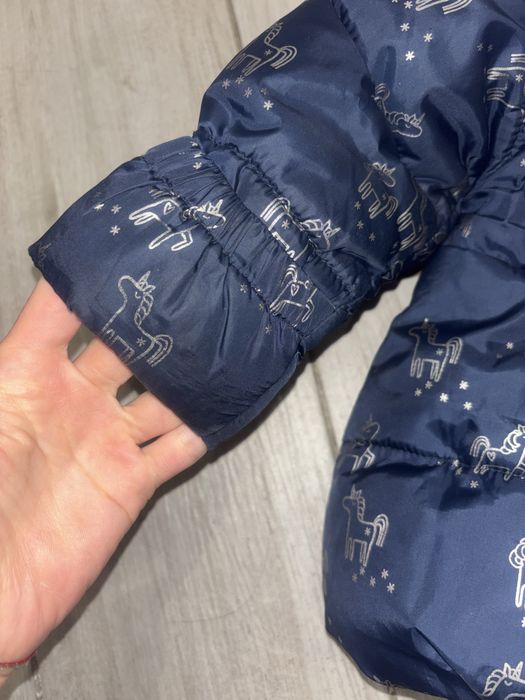 Дуже тепла зимня курточка M&S для дівчинки