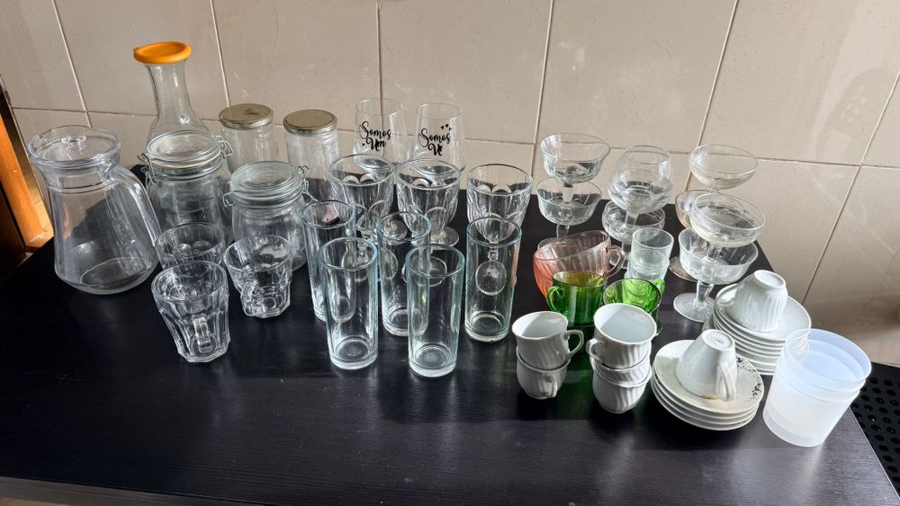 Vidros copos  vários