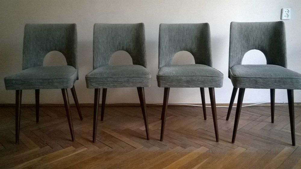 Krzesła muszelki lata 60