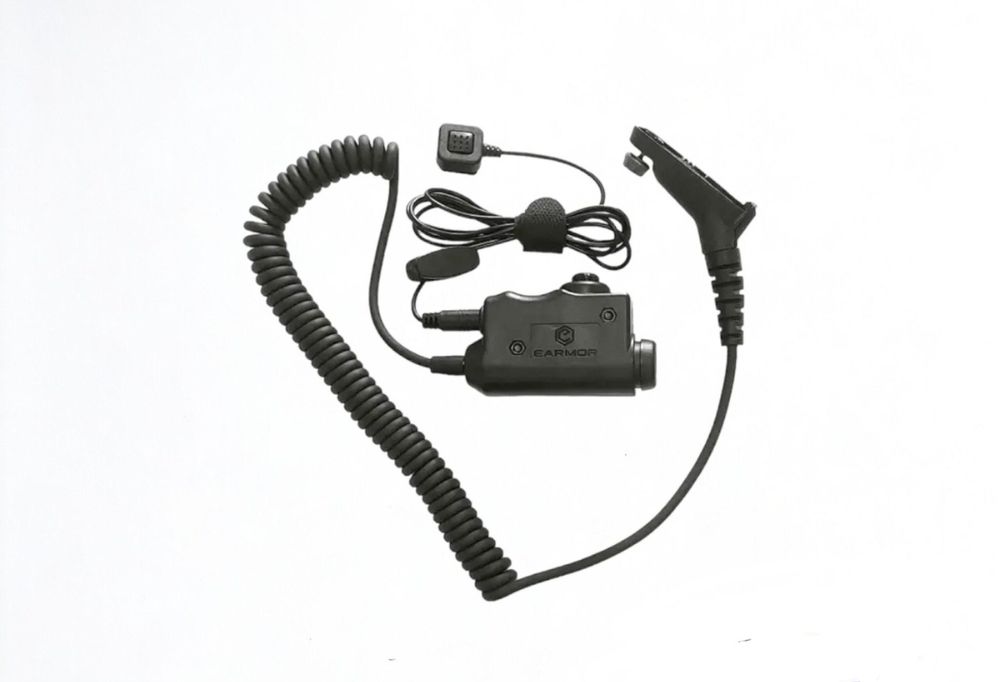 Тангента+кнопка PTT Earmor M52 для рацій Motorola DP4400/4600/4800/е