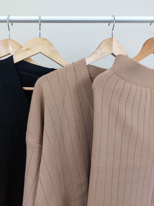 Трикотажний костюм двійка (штани, кардиган)