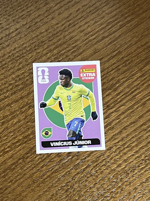 Cromo panini extra Vinicius JR